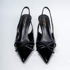 Amethyst Allure - Black Casual Heels - view 4
