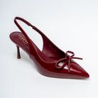 Amethyst Allure - Maroon Casual Heels - view 3