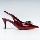 Amethyst Allure - Maroon Casual Heels - view 2