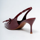 Amethyst Allure - Maroon Casual Heels - view 6
