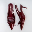 Amethyst Allure - Maroon Casual Heels - view 5