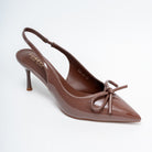 Amethyst Allure - Coffee Casual Heels - view 3