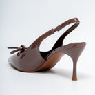Amethyst Allure - Coffee Casual Heels - view 6