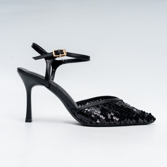 Twish & Shout - Black Party Heels