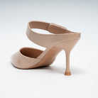 Boss Lady Pointed Toe Strap Heels - Beige - view 3