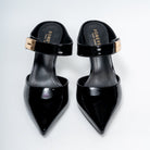 Boss Lady Pointed Toe Strap Heels - Black - view 4
