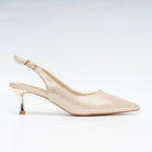 Starlust Stiletto Slingback Heels - Gold