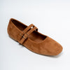 The Florence - Khaki Flat Ballerinas