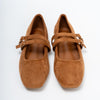 The Florence - Khaki Flat Ballerinas