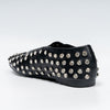 The Glam Studded - Black Flat Ballerinas