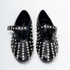 The Glam Studded - Black Flat Ballerinas