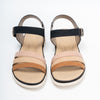 Earth Tones Black Comfort Sandals