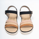 Earth Tones Black Comfort Sandals - view 4