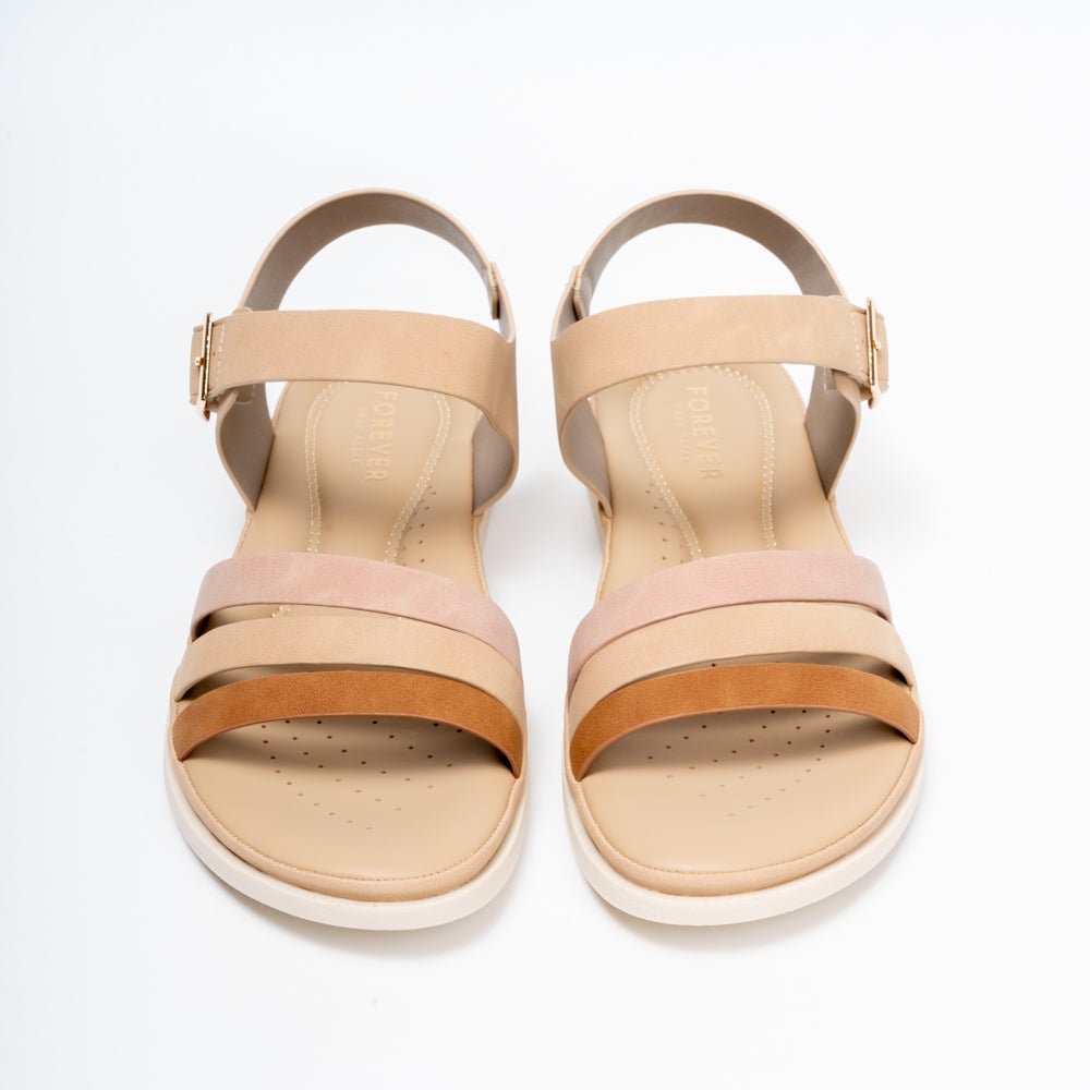 Earth Tones Beige Comfort Sandals - view 4