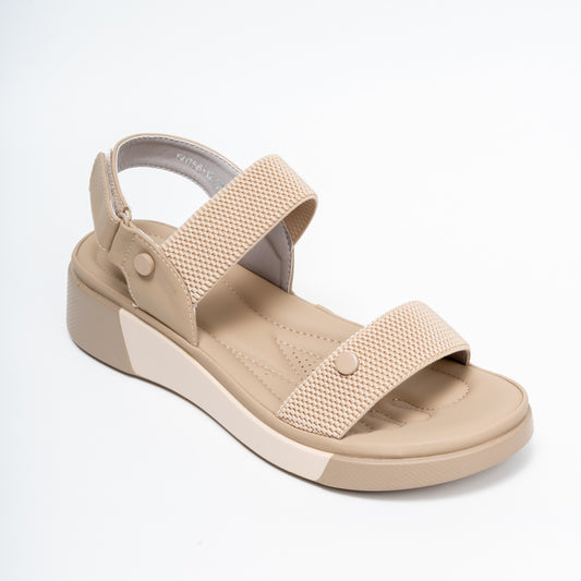 Bloom Waves - Cream Casual Sandal