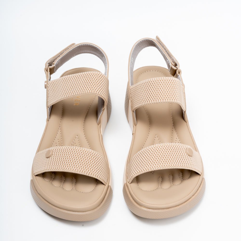 Bloom Waves - Cream Casual Sandal - view 3