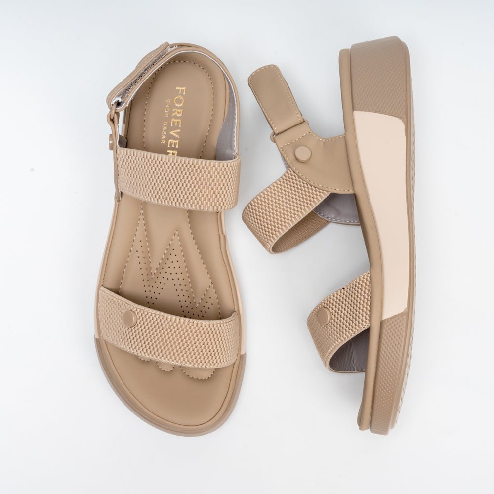 Bloom Waves - Cream Casual Sandal - view 4