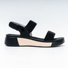 Bloom Waves - Black Casual Sandal