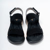 Bloom Waves - Black Casual Sandal