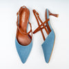 The Denim Stiletto - Blue Casual Heels