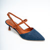 The Denim Stiletto - Navy Casual Heels