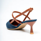 The Denim Stiletto - Navy Casual Heels - view 5