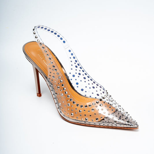 Sexy Cindrella - Gun Metal Party Heels.