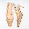 Opulent Lace - Gold Stiletto