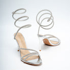 Twist & Shine - Silver Party Heels - view 4