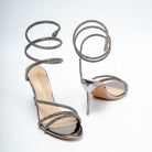 Twist & Shine - Gun Metal Party Heels - view 4