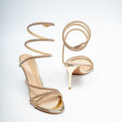 Twist & Shine - Gold Party Heels - view 4