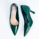 Solaris Stilettoes - Green Casual Heels - view 4