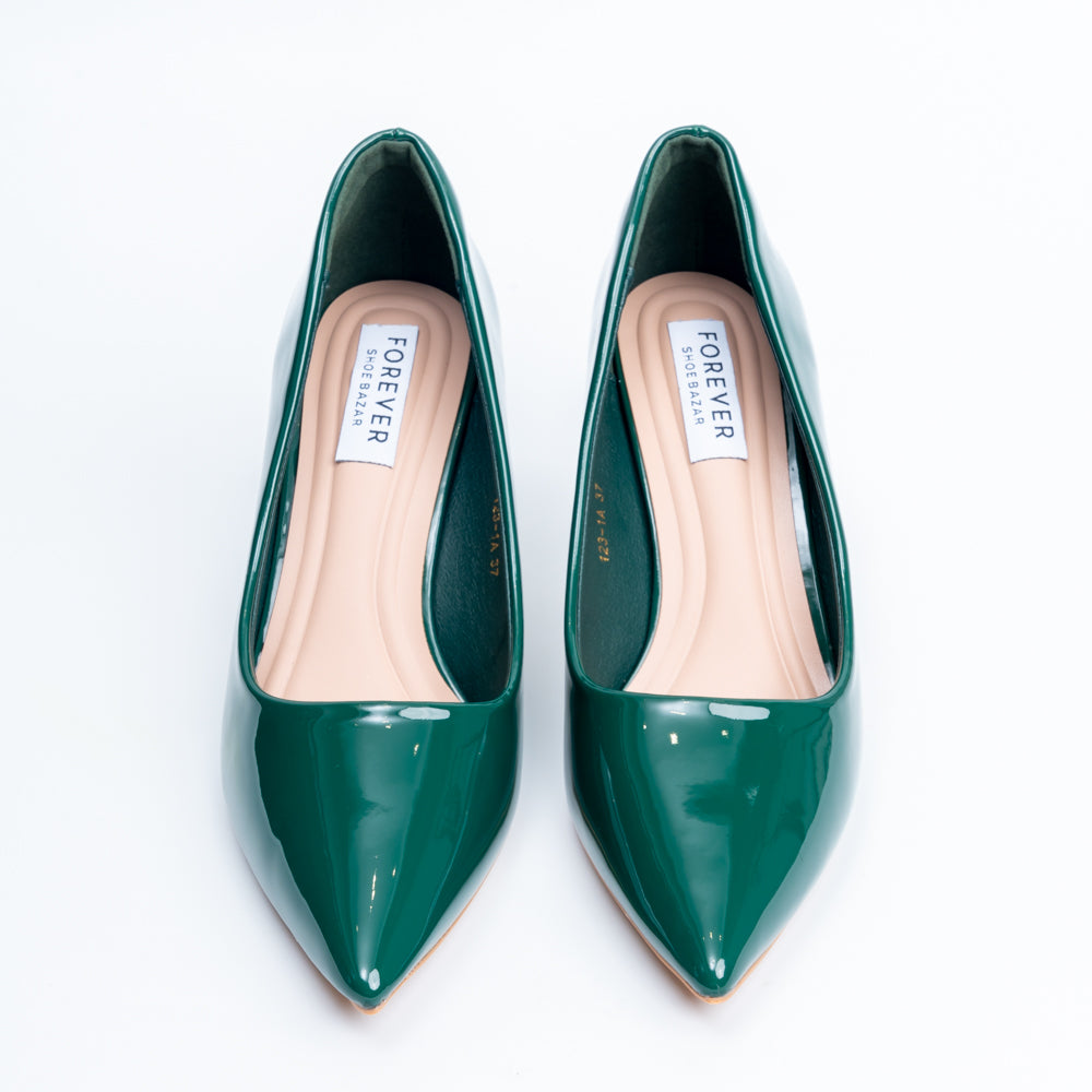 Solaris Stilettoes - Green Casual Heels - view 5