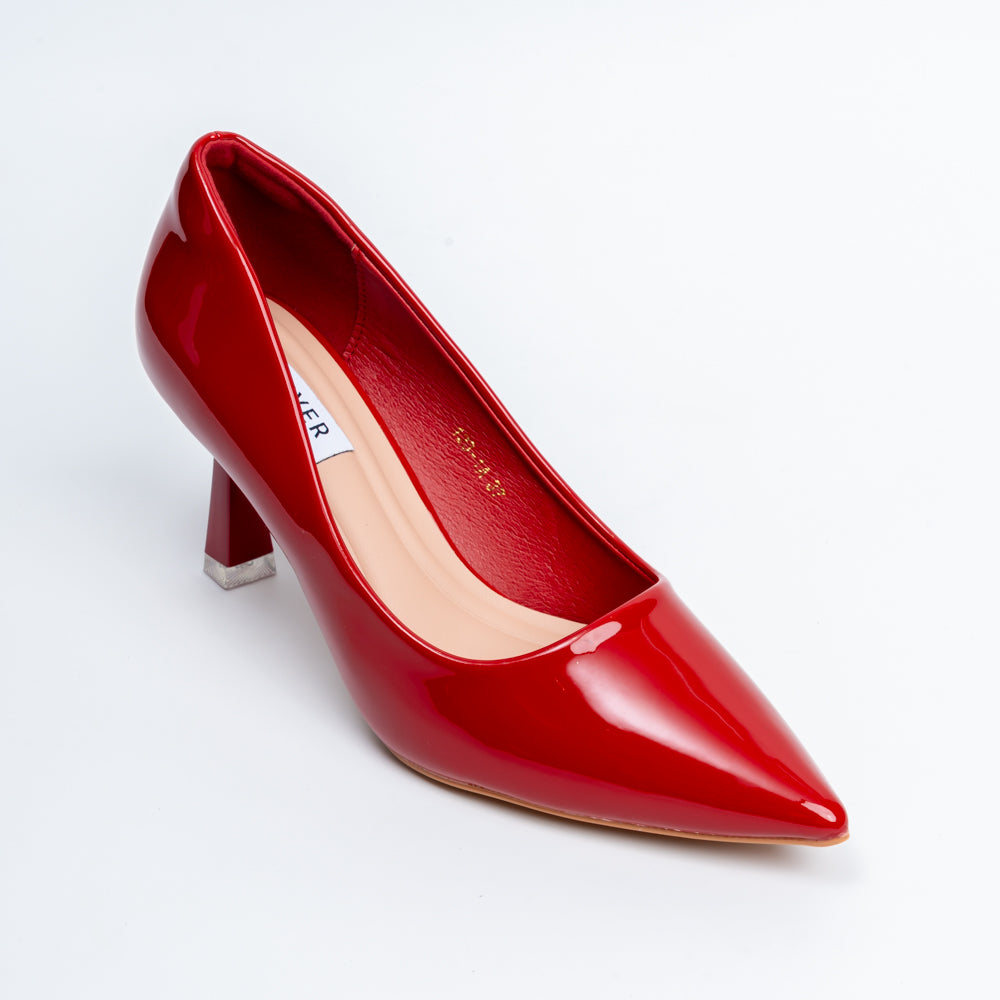 Solaris Stilettoes - Red Casual Heels - view 3