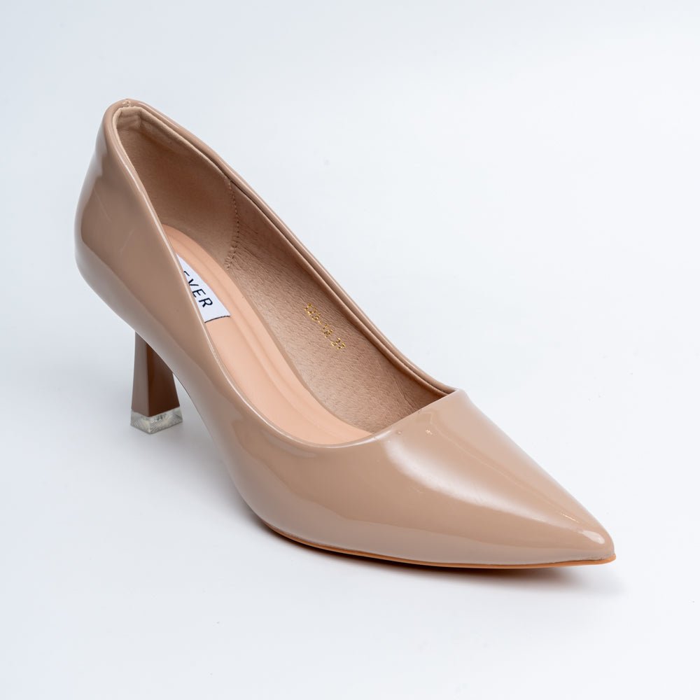 Solaris Stilettoes - Khaki Casual Heels - view 3