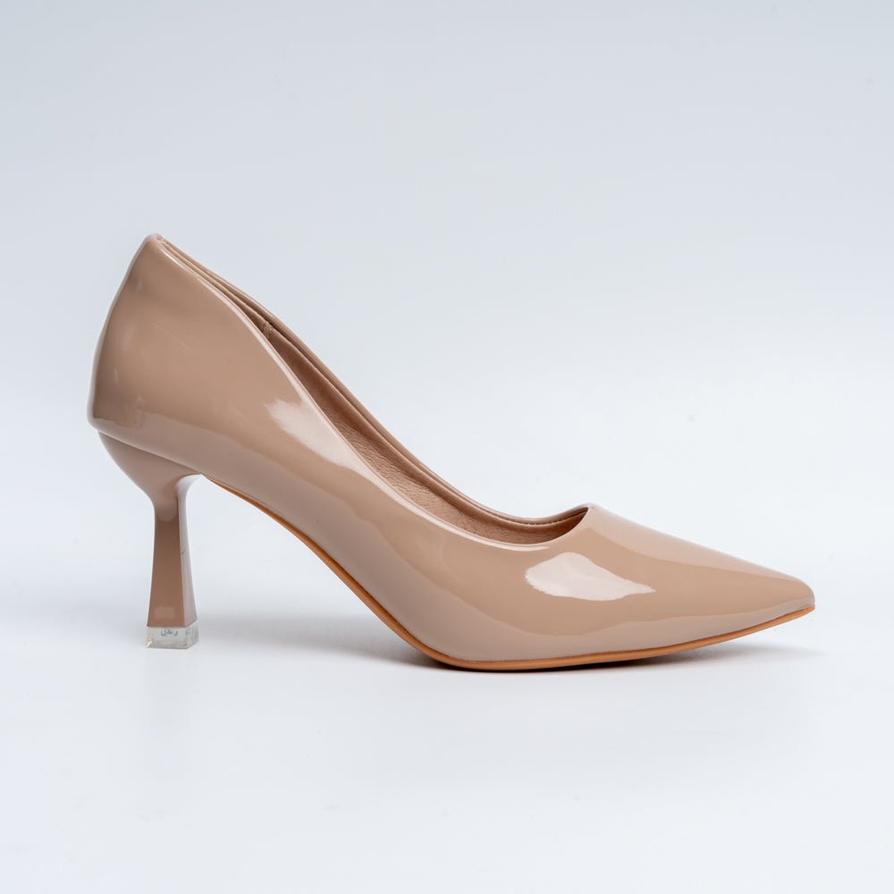 Solaris Stilettoes - Khaki Casual Heels - view 2