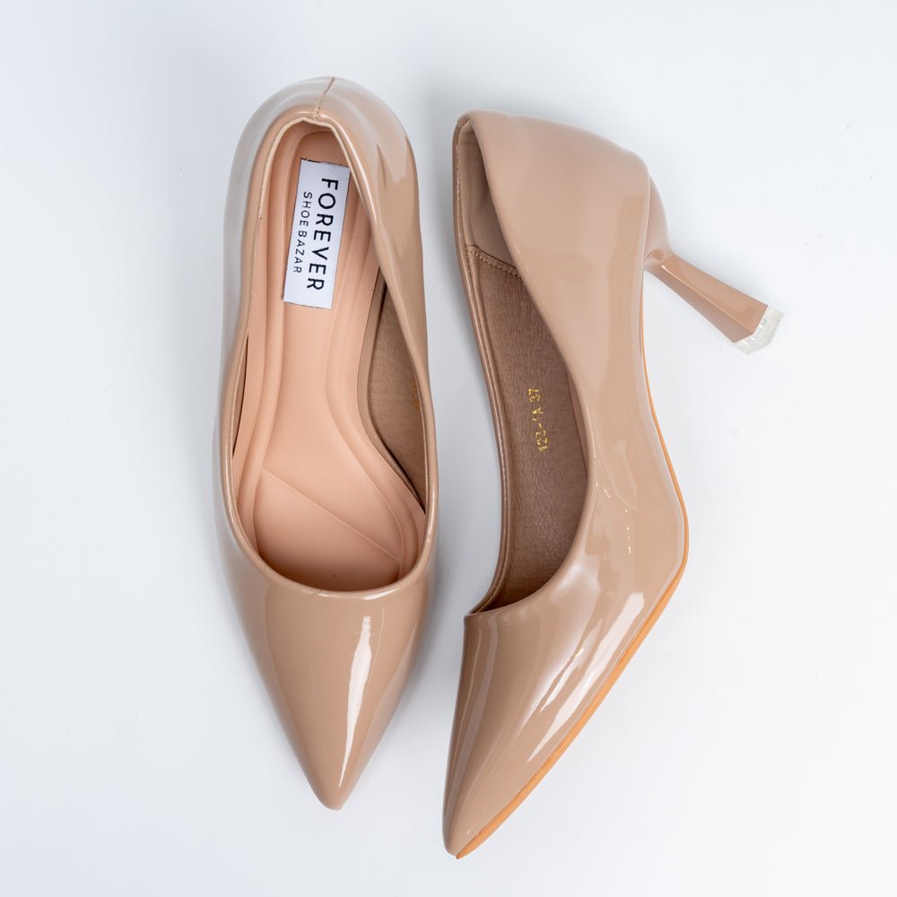 Solaris Stilettoes - Khaki Casual Heels - view 5