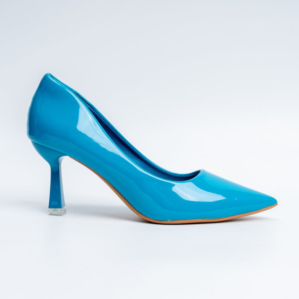 Solaris Stilettoes - Blue Casual Heels - view 2