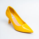 Solaris Stilettoes - Yellow Casual Heels - view 3