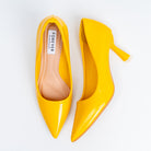 Solaris Stilettoes - Yellow Casual Heels - view 5
