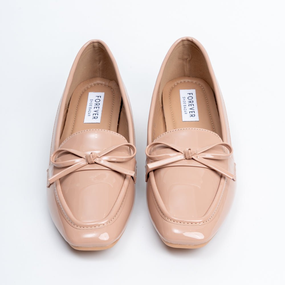 Glossy Grace - Khaki Casual Loafer - view 3