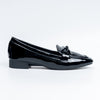Glossy Grace - Black Casual Loafer
