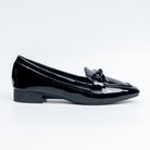 Glossy Grace - Black Casual Loafer