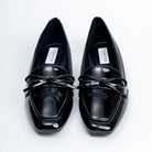 Glossy Grace - Black Casual Loafer - view 3