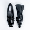 Glossy Grace - Black Casual Loafer
