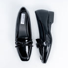 Glossy Grace - Black Casual Loafer - view 4