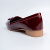 Glossy Grace - Maroon Casual Loafers