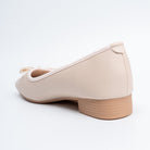 Ebony Elegance - Beige Casual Flats - view 5