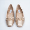 Ebony Elegance -Gold Casual Flats