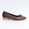 Ebony Elegance - Brown Casual Flats